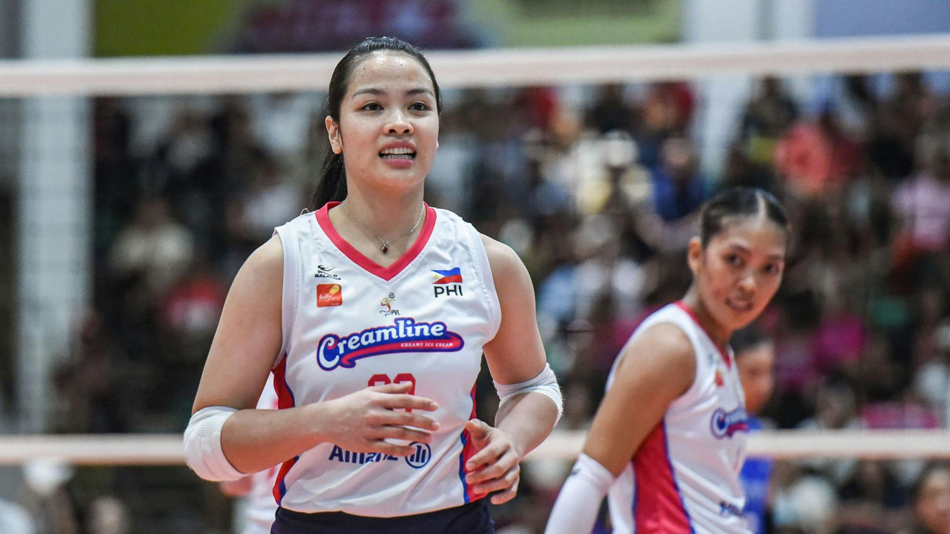 Jema Galanza leads Creamline into PVL quarterfinals clash vs Farm Fresh